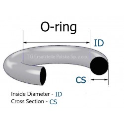 O-ring 21X1.5 FPM / FKM / Vitonowy