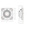 Bearing housing UCF 213 SNR  Bearing housing