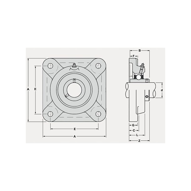 Bearing housing UCF 210 MTM  Bearing housing