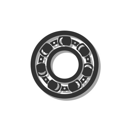 Ball bearing HCS7001-C-T-P4S-UL FAG 12x28x8