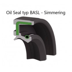Rotary Shaft Seal 45X75X10 BASL NBR Oil Seal