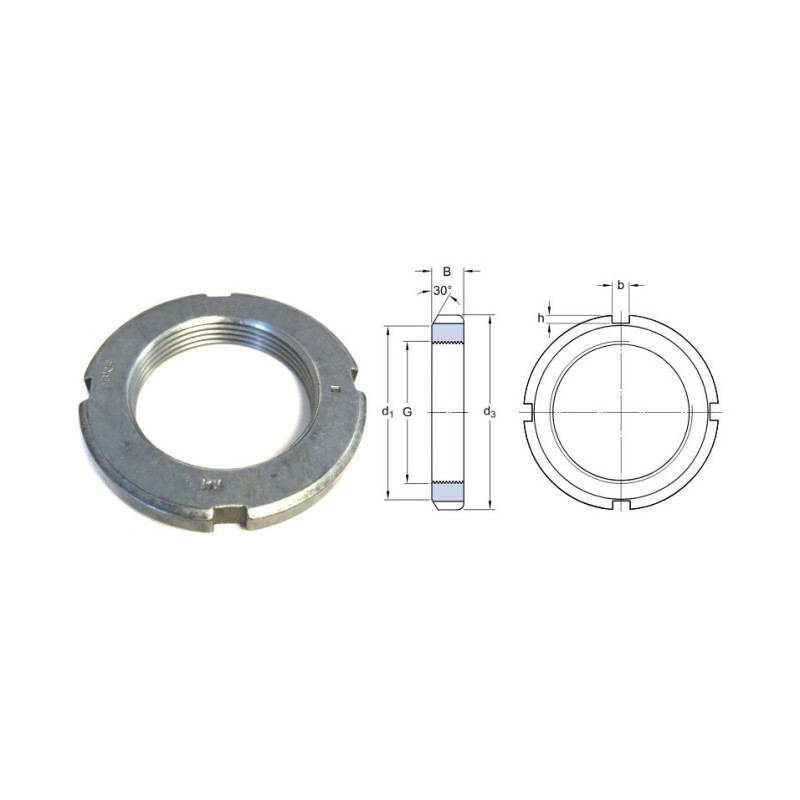 Bearing nut KM4 SKF