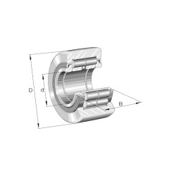 Cylindrical roller bearing NUTR 17 INA  