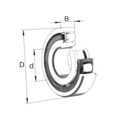 Spherical roller bearing 20218-K-MB FAG 30