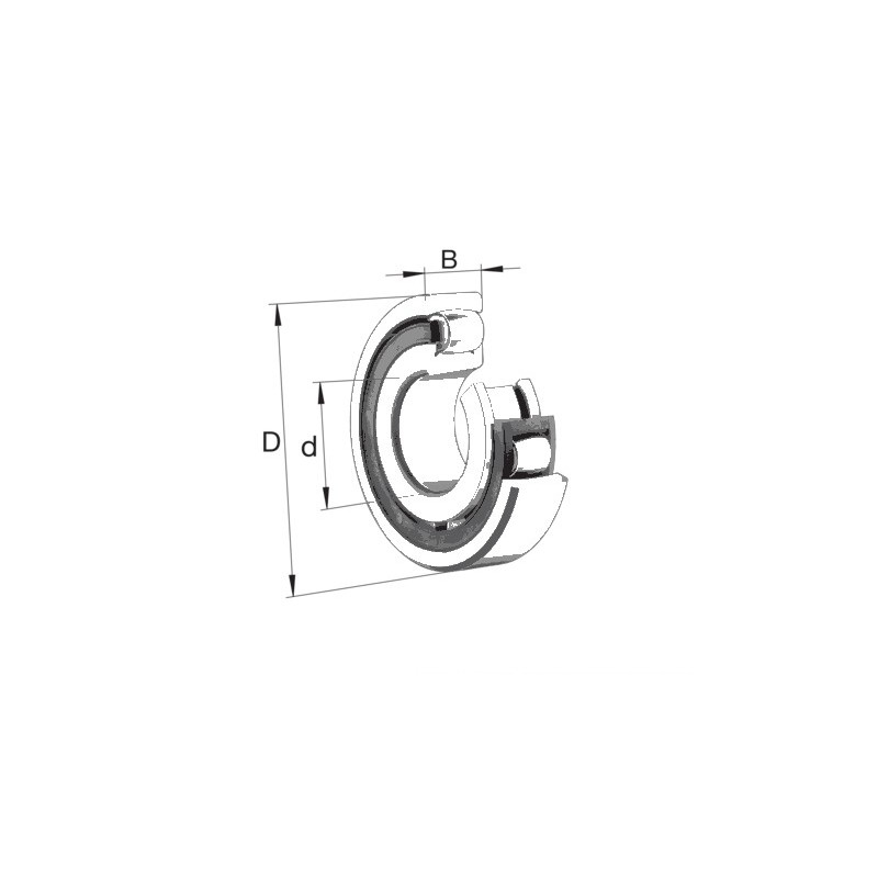 Spherical roller bearing 20218-K-MB FAG 30