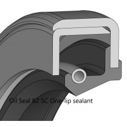 Rotary Shaft Seal 320x350x18 B2FG NBR SC One-lip sealant