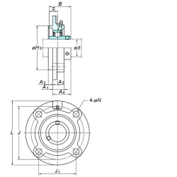 Bearing housing UCFC 214 KOYO  Bearing housing