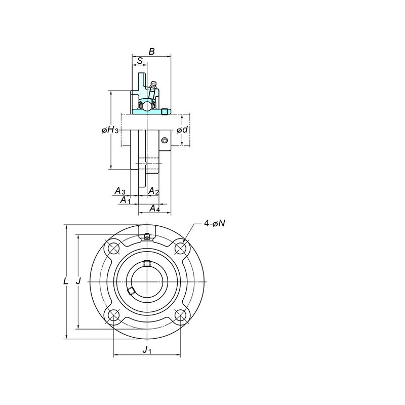 Bearing housing UCFC 214 KOYO  Bearing housing