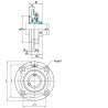 Bearing housing UCFC 214 KOYO  Bearing housing