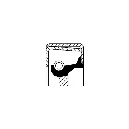 Rotary Shaft Seal CORTECO 1034112 28x40x8 ACM B2DRX2 Oil Seal