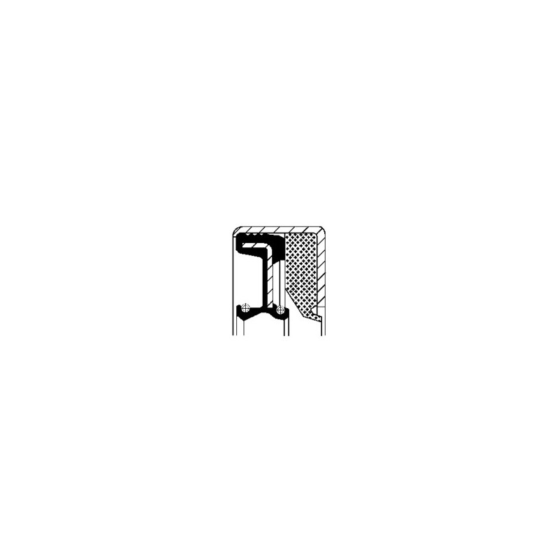 Uszczelniacz CORTECO® 12012107 NBR KOMBI SF6 40x60x18,5 | Simmering.pl