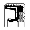 Rotary Shaft Seal CORTECO® 12001886 NBR COMBI Oil Seal 40x55x10 - High-Performance Radial Oil Seal