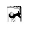 CORTECO 01016267 105x130x12 FPM B1BAVIRDX7