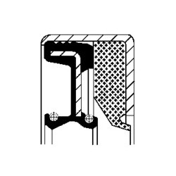 Shaft Seal CORTECO 12014048 NBR COMBI SF6 Oil Seal 50*72*16.5
