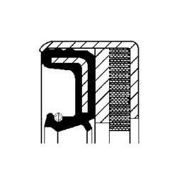 Shaft Seal CORTECO 12001905 COMBI SF2 Oil Seal 70x92x15 - High Quality | simmering.pl