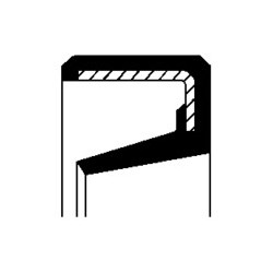 Rotary Shaft Seal CORTECO 49378203 50x90x7,5 HNBR BAJOFSF Oil Seal