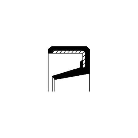 Uszczelniacz CORTECO  49378203 50x90x7,5 HNBR BAJOFSF Simmering