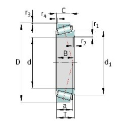 30213 FAG 65x120x24,75 Tapered Roller Bearing - Durable & Precise