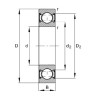 6206 2RS FAG 30x62x16 Deep Groove Ball Bearing | High-Quality, Reliable Performance