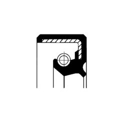 CORTECO 01026651 NBR BABSL0,5DRW Uszczelniacz Wału 40x58x6