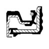CORTECO 12040000 105x140x13,5/14,5 RWDR-K7 S2