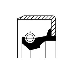 Rotary Shaft Seal 85x105x13 B1 NBR SC One-lip sealant