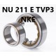 Cylindrical roller bearing NU 211 E TVP3 NKE 55x100x21