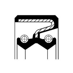 Rotary Shaft Seal 35X45X10 A-DUO FKM Oil Seal DUO