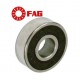 6001 2RS FAG 12x28x8 Single row deep groove ball bearing with seals