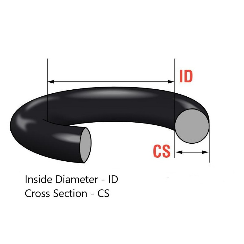 O-ring 12.42 * 1.78 NBR 70Shore Nitril-Butadien-Rubber