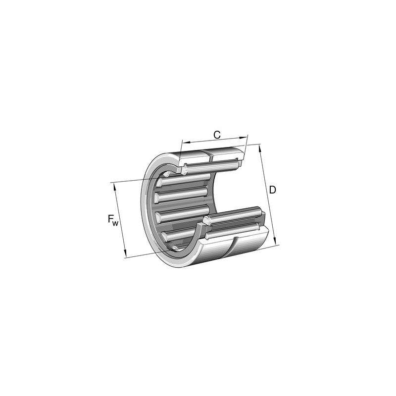 NK 20/16 INA 16*24*20 Needle roller bearing without inner ring