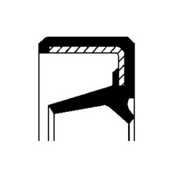Uszczelniacz CORTECO 12035292 NBR BAOFSL - Simmerring 25x32x4 do maszyn rolniczych CASE IH, LANDINI, LAVERDA, NEW HOLLAND | simm