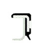 Rotary Shaft Seal CORTECO 20029786 PTFE BASLVRSX7 110x130x12 - Crankshaft Radial Oil Seal with Dust Lip