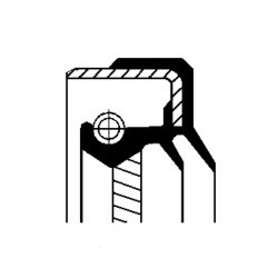 Rotary Shaft Seal CORTECO 01034446 FPM B1BAVISLRSX6 Oil Seal 80x120x13/21 | Simmering.pl