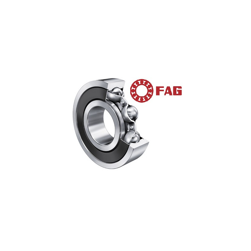 698 2RS FAG® 8x19x6 Single Row Deep Groove Ball Bearing - Simmering.pl