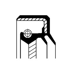 Rotary Shaft Seal CORTECO 20026123 FPM 27x47x7 – High-Performance Oil Seal | Simmering.pl