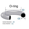 O-ring 126.59 * 3.53 FKM 80Shore