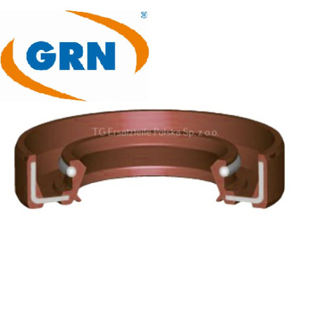 Simmering Silikonowy 40x72x10 MVQ AO/ TC Uszczelniacz Dwuwargowy