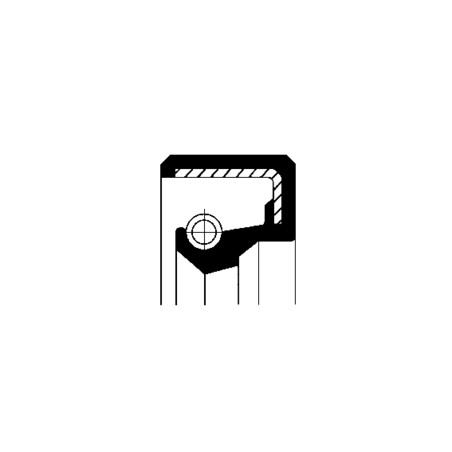Rotary Shaft Seal CORTECO 12010809 NBR BA Oil Seal 12010809