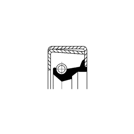 Rotary Shaft Seal CORTECO 1003109 35x72x12 NBR B2 Oil Seal