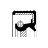 CORTECO 01035180 ACM BASLSFRDX7 Simmerring 40x52x7/11