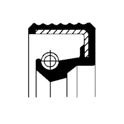 Rotary Shaft Seal CORTECO 19025708 BAX7 Simmerring Oil Seal 28,6x37,6x5,1 | Simmering.pl
