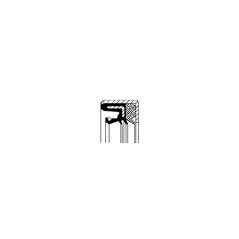 Simmerring CORTECO 49382845 47,6x68x9,3 NBR BF 