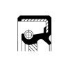 Uszczelniacz CORTECO  19016540 VMQ LHTC 75x100x13 Simmering