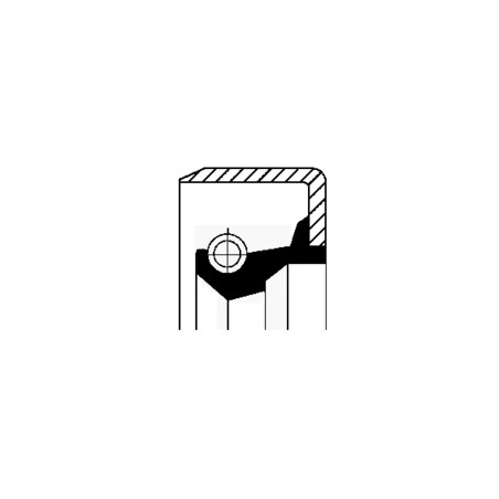 Rotary Shaft Seal CORTECO 19033297 165,1x190,65x12,7 NBR SB2 Oil Seal
