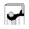 Radial Shaft Seal CORTECO 12011455 ACM B1KLRD 40x56x7 - Oil Seal for Alfa Romeo, Fiat, Iveco, Lada | Simmering.pl