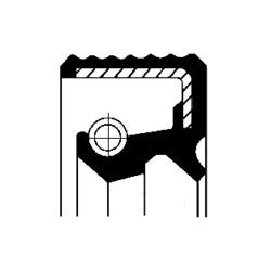 CORTECO 01030457B 44x75x8 ACM BASLRDX27