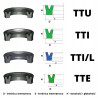 Uszczelniacz Siłownika 16x28x6 TTU PU – Wytrzymałe Uszczelnienie Tłoka do 160 bar | Simmering.pl