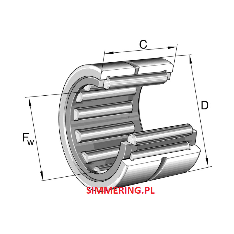SCE812 ZEN 12,7x17,462x19,05 Needle Roller Bearing - Precision & Durability