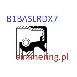 Uszczelniacz CORTECO 12014699 FPM 32x47x10 - Simmerring Alfa Romeo, Fiat, Lancia